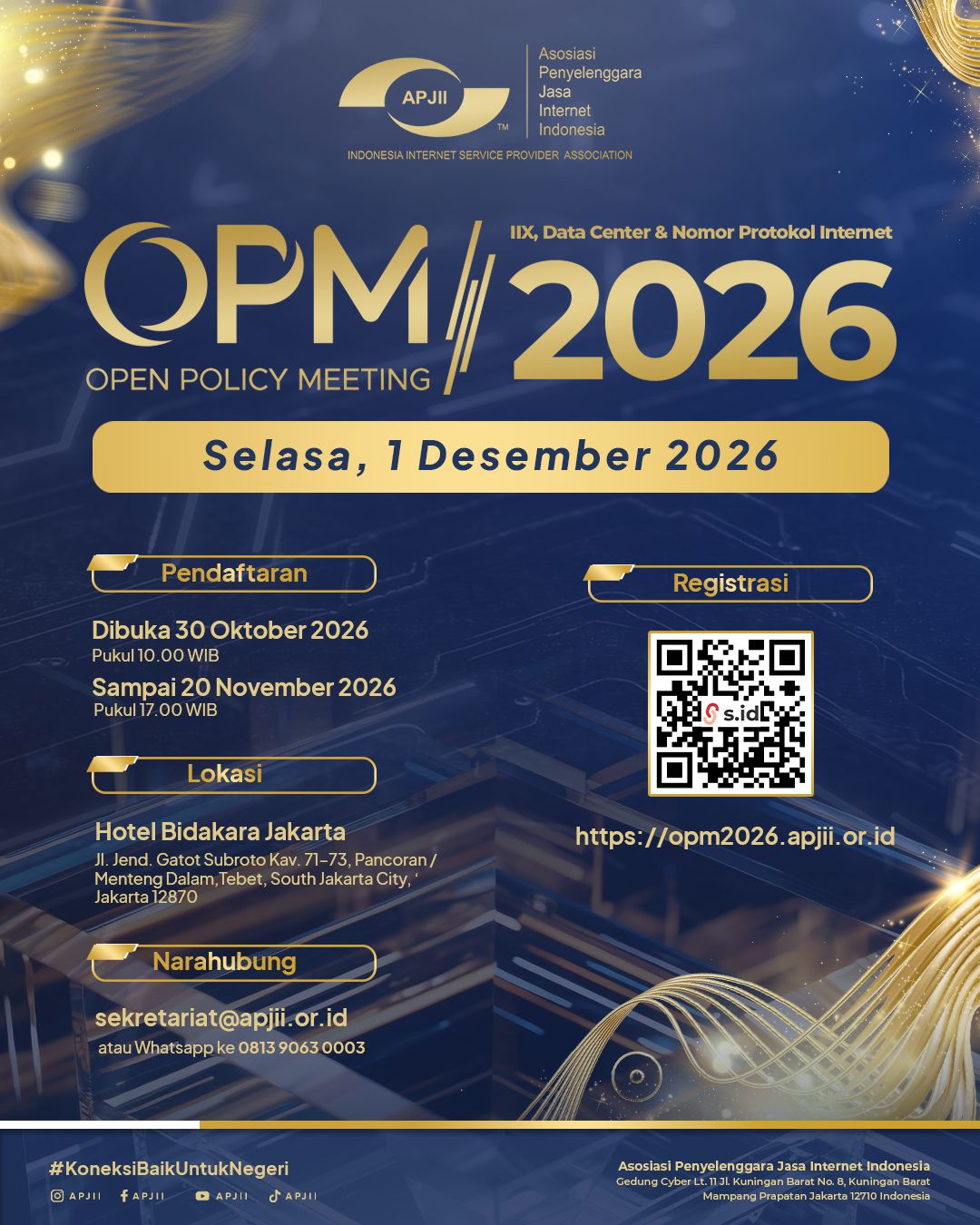 OPEN POLICY MEETING (OPM) IIX, Data Center & Nomor Protokol Internet 2026