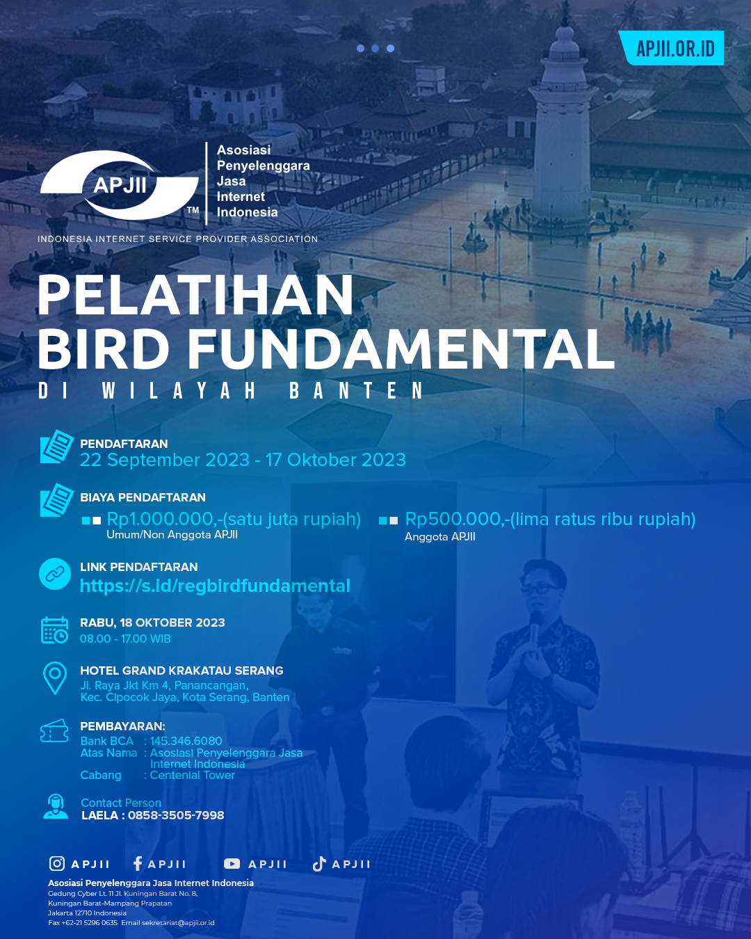 Pelatihan BIRD Fundamental di Wilayah Banten